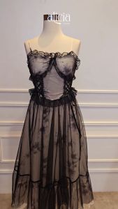 Alicia Couture - Ready Stock - Antoniette Vintage Dress - Dress Wanita Vintage Korean Style