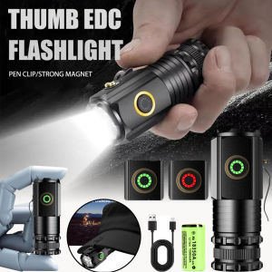 ถุงไฟตั้งแคมป์กันน้ำอลูมิเนียม18650 LED 3ดวงหลอดไฟฉุกเฉินชาร์จ Type-C สำหรับใช้ในการเชื่อมต่อกับซอฟต์แวร์และอุปกรณ์เฉพาะอุปกรณ์ต่าง ๆ