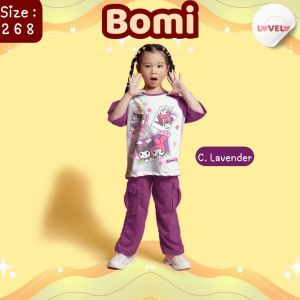 Setelan Anak Perempuan Sanrio Bomi By Lovelo Oneset Kaos Anak Cewek