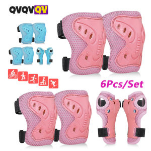 ids Protective Gear Set Knee Pads for Kids 3-12 Years Toddler Knee and Elbow Pads with Wrist Guards 3 in 1 for Skating Cycling