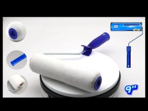 ลูกกลิ้งทาสี คุณภาพ 9 นิ้ว ยี่ห้อ เอสคลาส ถอดเปลี่ยน เปลี่ยนที่ดิน ทาได้ทั้งสีน้ำและสีน้ำมัน