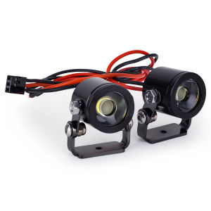 Aluminum LED Light Headlight Spotlight for 1/10 RC Crawler Car Axial SCX10 90046 RC4WD D90 TRX4 TRX6 DIY Parts