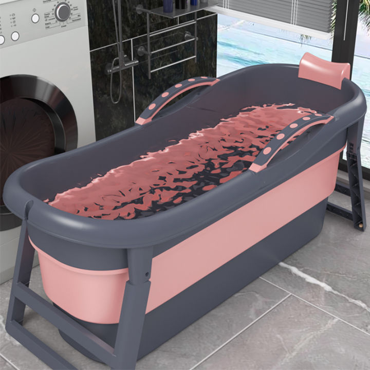 Bath Barrel Adult Foldable Bathtub Full Body Adult Large Size Bath Bath ...