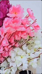 Bunga Sakura 7 Cabang 56Cm Meihua Plastik: Dekorasi Bunga Hias