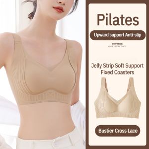 Adjustable Pilates Black Bandage Underwear Breathable Comfortable Gathering