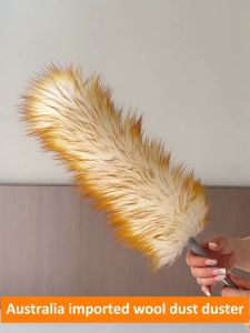 【24 hours delivery】The length is adjustable wool duster dust remover tool Microfibre Duster Multifunctional Home Appliances Air Conditioner Electric Fan Long Handle Cleaning Brush Wool Car Cleaning Tool Odorless Washable Duster