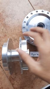 Tromol Depan Belakang Chrome Original Yamaha Vixion New