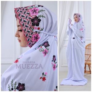 MUKENA DEWASA TERUSAN PUTIH BORDIR BUNGA RAYA | MUKENA REMAJA PUTIH PREMIUM MUKENA MEWAH TRAVEL TERBARU 2023 KEKINIAN POLOS CANTIK | MUKENA KATUN DEWASA RUKUH DEWASA MUKENAH DEWASA