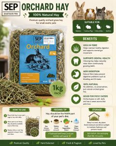SEP ORCHARD HAY 1KG