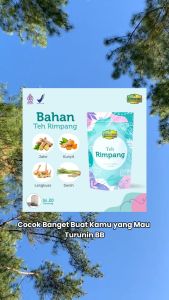 Teh Rimpang Syifacare - Teh Celup 100% Bahan Alami Herbal