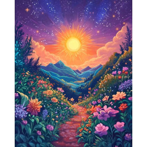 BILIBILI | Jigsaw Puzzle 500/1000/1200/2000PCS Sun Landscape Scene Brain Teaser Calming Activity Decor Gift