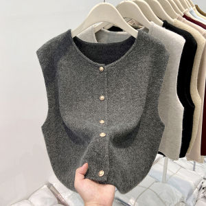 Womens Autumn Winter Layering Knit Vest