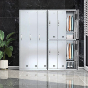 AYIJIE | 304 Thickened Stainless Steel Storage Cabinet