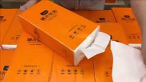 4 Layers Hanging Tissue Toilet Paper Big Bag Extractable Paper Towel Hand Paper Household Flat Paper