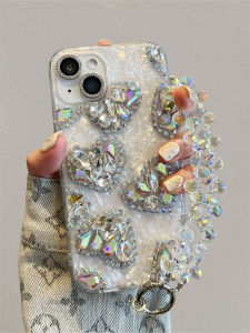 Luxury Glitter Heart Shell Pattern Silicone Phone Case for  15 pro Max Anti-Fall Creative Personalized Womens Fashion Accessories