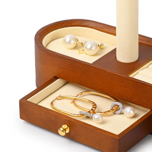 Oirlv Wooden Watch Bracelet Display Stand Ring Earrings Storage Holder Jewelry Organizer Rack SM191 SM192 SM212 SM214