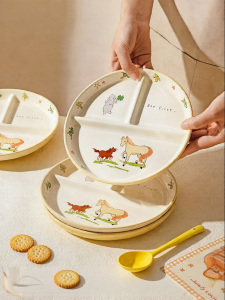 MODERN SWEETHOME | Diet-Specific Ceramic Compartment Plate