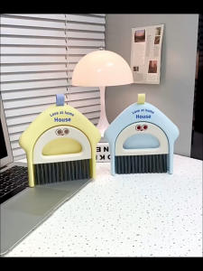 House Pattern Small Dustpan Set | Cute Mini Table Broom Penyapu Mini Meja 迷你扫把套