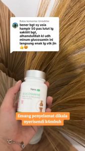 vitamin suplement sendi lutut dan tulang TIENS GLUCOSAMINE tepercaya halal bpom 100%