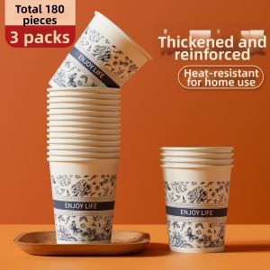 ReeDoon | Red Disposable Heat Resistant Paper Cups