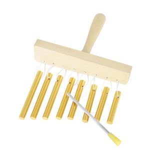 IRIN | Chuông Gió Cầm Tay Orff Dụng Cụ Gõ Mầm Non Bằng Gỗ Nguyên Khối 8 Âm Chuông Gió Đồ Chơi Giáo Dục Cho Trẻ Em Xanh dương/Xanh lá/Tím/Vàng/Đỏ