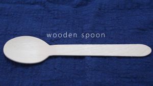 Wooden Disposable Spoon [Brown] 50 or 100 pieces | Strong Eco Spoon