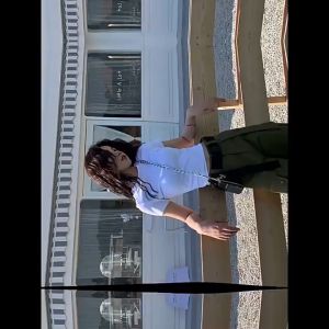 เสื้อครอปแขนสั้นลายกราฟิก ผ้าฝ้าย 100% สไตล์เกาหลี สำหรับผู้หญิง จัดส่งจากประเทศไทย