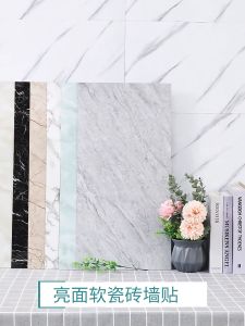 HGV (Ready Stock) Self Adhesive 3D Marble Wallpaper Stickers Size 30×60cm Kitchen Bathroom Waterproof Oil Resistant Heat Wall Stickers Home Living Room Bedroom Granite Background Wall Stickers Table Sticker Room Decorate Wallpaper