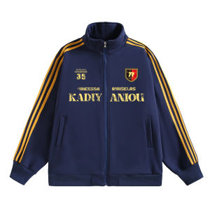 เสื้อแจ็คเก็ตกีฬาแบบหลวมๆ ทรงหลวมๆ สำหรับผู้ชาย ทรงหลวมๆ สำหรับวิ่ง ออกกำลังกาย หนา แขนยาว ปกติ ฤดูใบไม้ผลิและฤดูใบไม้ร่วง