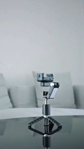 CW-SHOP(Q18)*พร้อมส่งในไทย* พร้อมขาตั้งอัจฉริยะ พร้อมไฟLED พร้อมรีโมทบลูทูธตัวจับหมุนได้360องศา