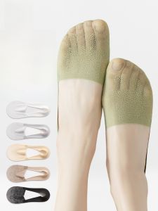Miiow | Womens Lace Boat Socks Ultra Thin Ice Silk Anti Slip No Show Summer Socks Nylon Spandex Blend Sweet Style MiiOW Cat Person