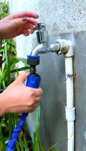 Magic Hose 45m 150ft Expandable Flexible Plastic Hose With Spray Gun