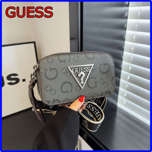 Guess For Bags Small Square Bag 2024 Fashion Shoulder Crossbody Bag Letter Printed Cover Home Camera Bag