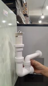 Xả chậu lavabo nhựa Roca KAG-KX02 Xả lavabo cho nước nhiễm phèn vùng biển chất liệu nhựa 100%