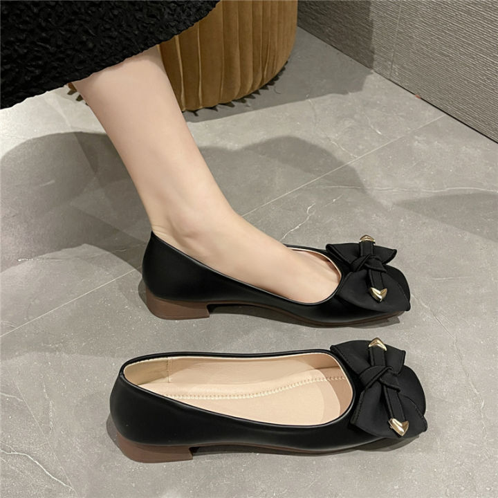 Flats Wanwan Lei Style Gentle Gommino Female 2024 Spring New Arrival ...