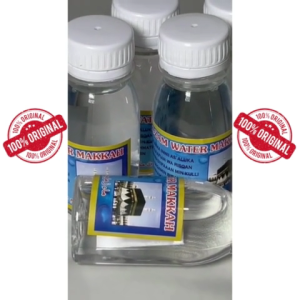 AIR ZAM-ZAM 80ML KEMASAN BOTOL ORIGINAL 100% ASLI TANPA CAMPURAN WATER ZAMZAM