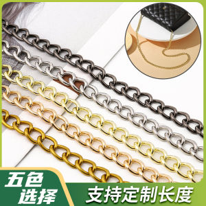High-End Iron Chain Shoulder Strap Bag Accessory Durable Non-Fading Fine Metal Crossbody Bag Chain Replacement Part
