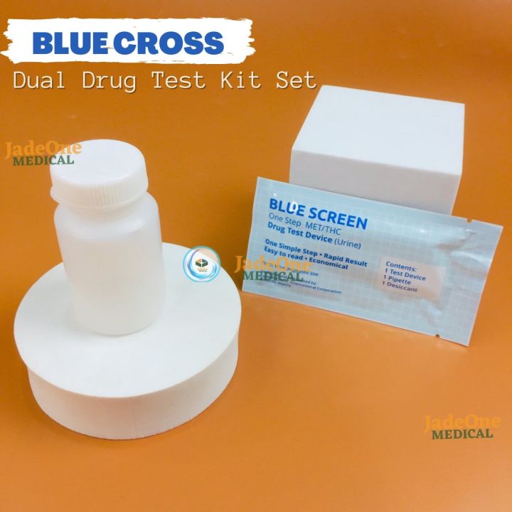 BLUE CROSS Dual Test Kit Set (Test Kit + Urine Bottle) Lazada PH