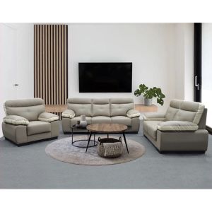 NUCCA 3604(A) 123 Sofa Set [Can Choose Casa Leather or Water Resistance Fabric][Delivery in West Malaysia Only]