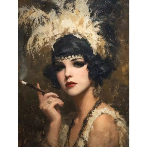 Romantic Vintage Victorian Woman Portrait Jigsaw Puzzle 1000Pieces Stress Relief Puzzle Wall Art Decor Gift