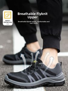 Anti-Smash Puncture-Resistant Insulated Steel Toe Safety Shoes