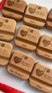 Customised Wooden Phone Holder  Gift Set | Corporate Gift