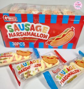 30pcs SAUSAGE MARSHMALLOW CANDY/ loot bag fillers / paninda / giveaways / party favors.