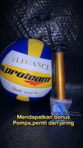 Bola Voli Volly Volley Proteam Elegance Soft Touch Size 5 Free Pentil - Bola Voli Murah - Bola Voli ORl - Bola Volley