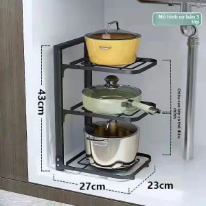 NIGESI | Kệ Đựng Nồi Đa Tầng