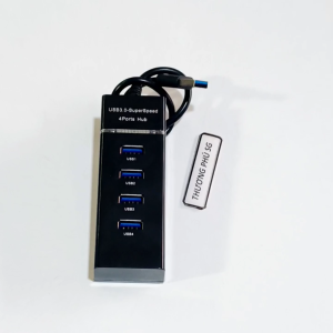Hub chia USB 1 ra 4 / Hub USB 3.0 4 Port cáp dài 30Cm (Plug and Play)