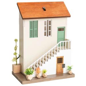 โมเดลบ้านสไตล์ครีม อั๋ยิง ตกแต่งห้องนิติบุคคลแบบ Dopaamine โมเดลตกแต่งภายในบ้านสไตล์วิลล่า อุปกรณ์ตกแต่งบ้าน