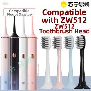 Early Fish June Adapted Sonic Electric Toothbrush Head ZW512 Special Replacement Toothbrush Head for Oral Care And Gums Health