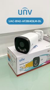 กล้องวงจรปิด 4/8/16 ตัว UNV Analog Camera ความคมชัด 2 ล้านพิกเซล รุ่น UAC-B142-AF28(40)LM-DL ภาพสี 24 ชม. Smart Dual Light มีไมค์บันทึกเสียง รับประกันสินค้า 3 ปี (แบบเลือกซื้อ)