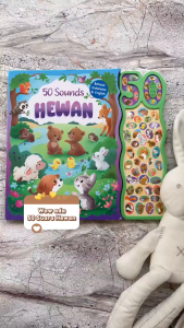 50 Sounds Hewan Sound Board Book (Bahasa Indonesia & English)